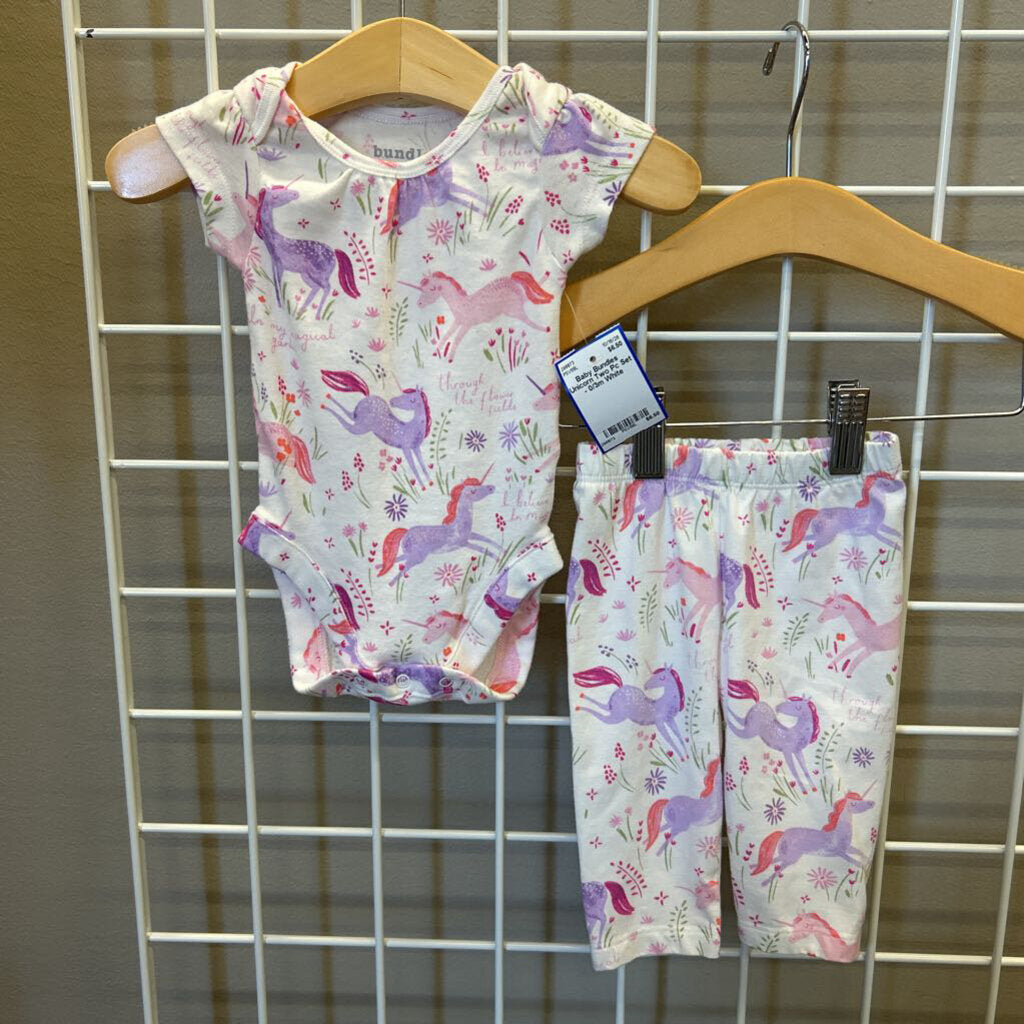 Baby Bundles Unicorn Two Pc Set - 0/3m