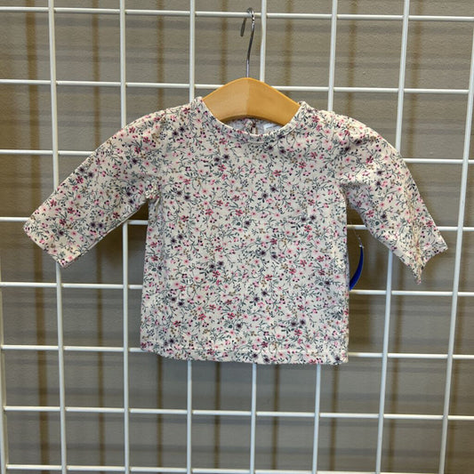 Osh Kosh Floral LS Tee - 6m