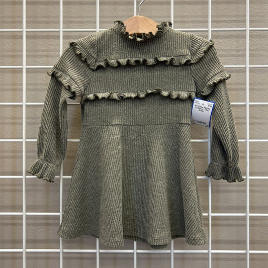 Art Class Ribbed LS Dress - 18m