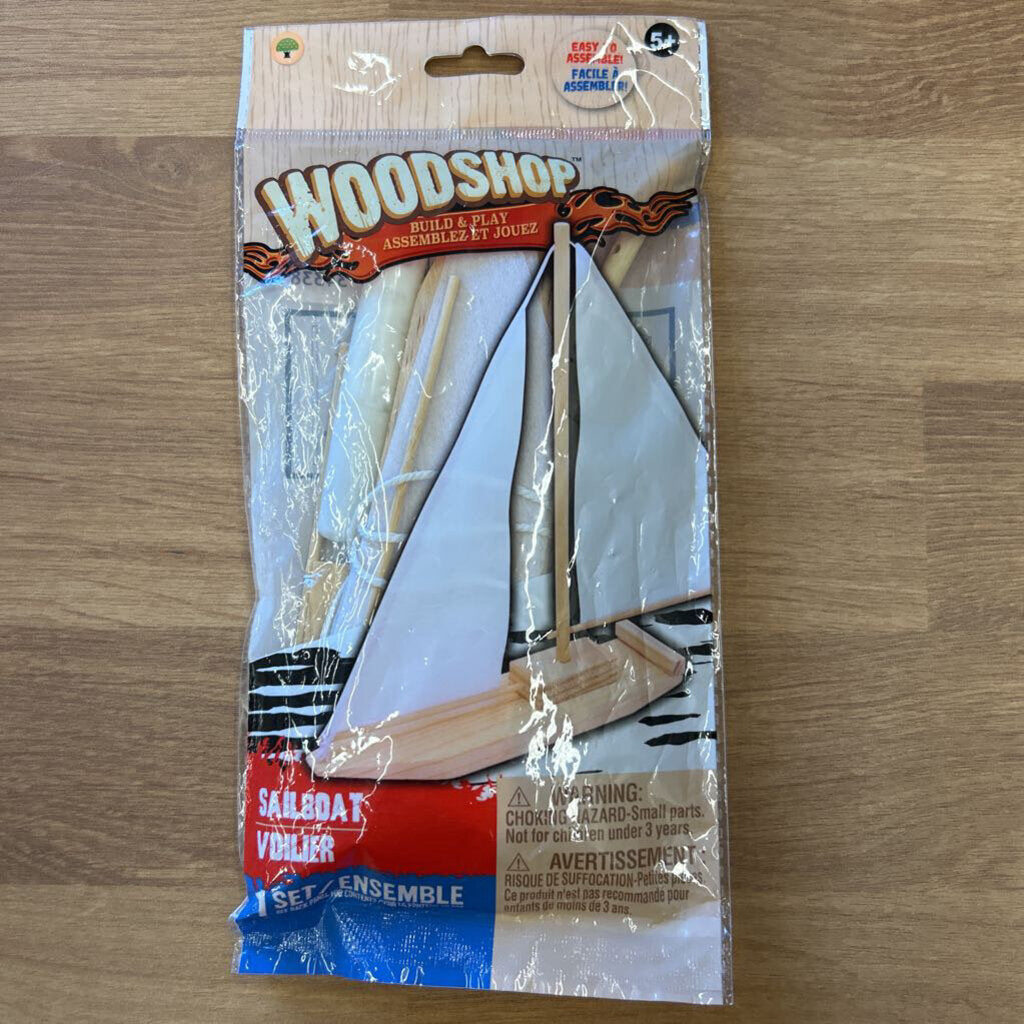 NEW Woodshop Build & Play - Sailboat