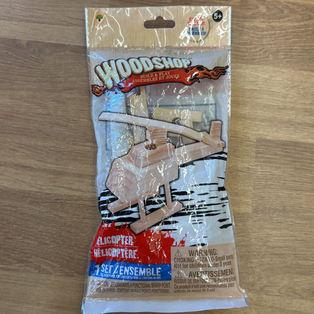 NEW Woodshop Build & Play - Helicopter