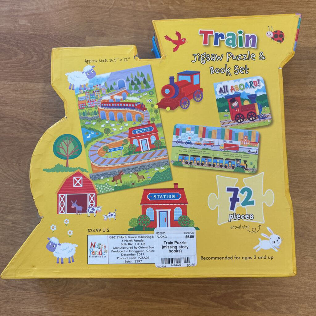 Train Puzzle (missing story books)