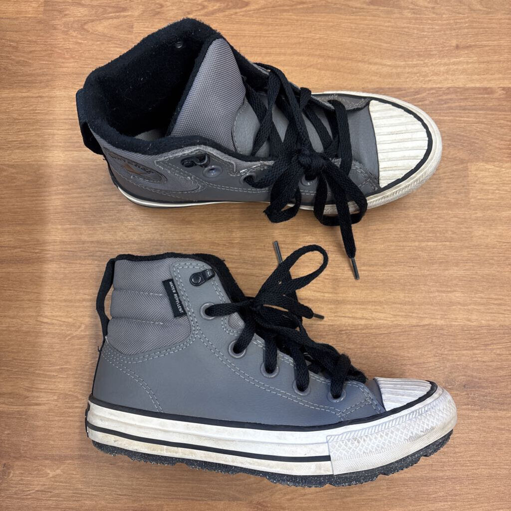 Converse Grey High Top Sneakers - 1.5