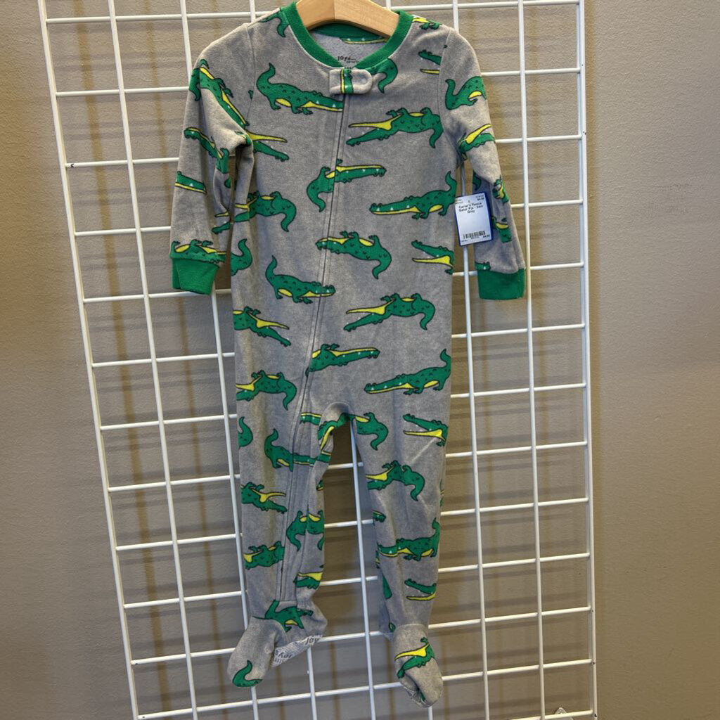 Carter's Fleece Gator Pjs - 24m