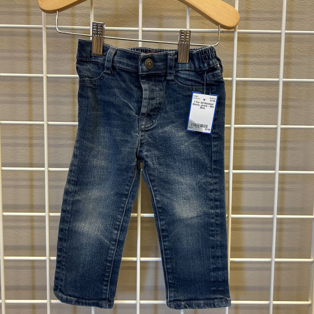 7 For All Mankind Skinny Jeans - 18m
