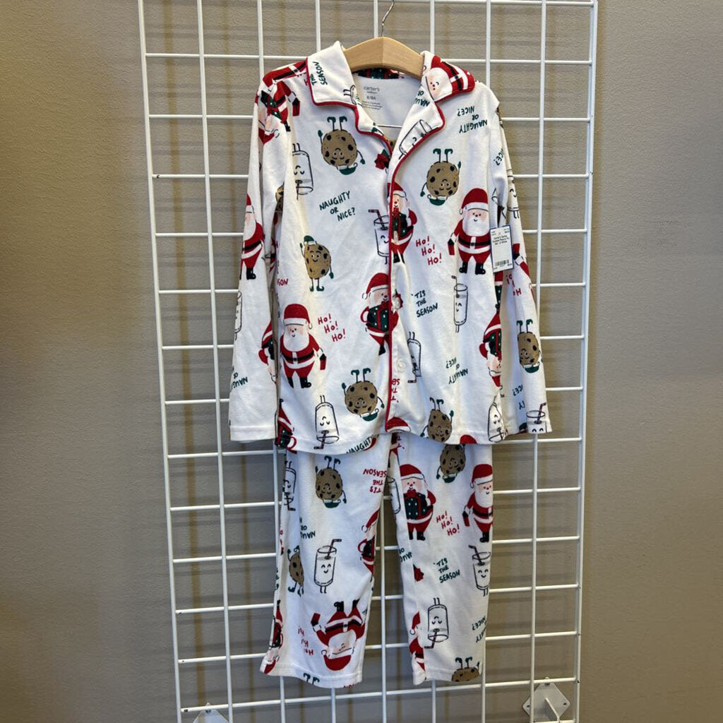 Carter's Santa Cookies Fleece PJ Set - 8