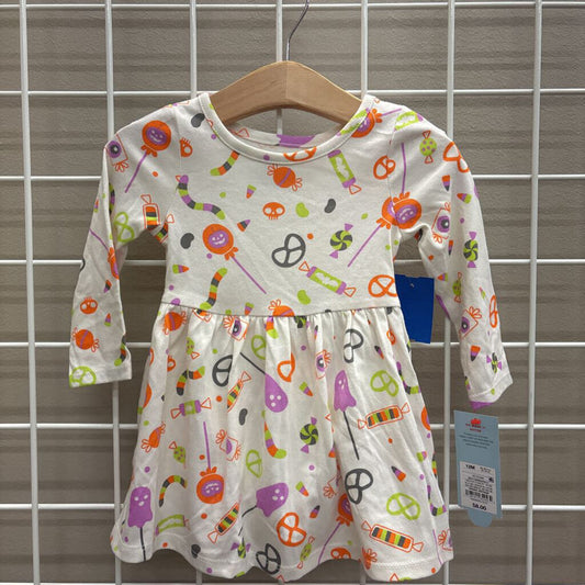 NWT Cat & Jack Candy LS Dress - 12m