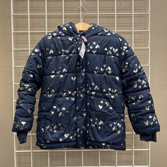 Cat & Jack Heart Puffer Jacket - 5T
