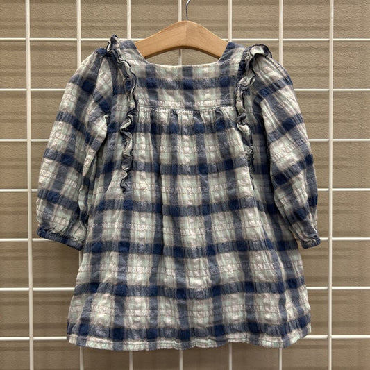 Zara Plaid LS Dress - 2/3
