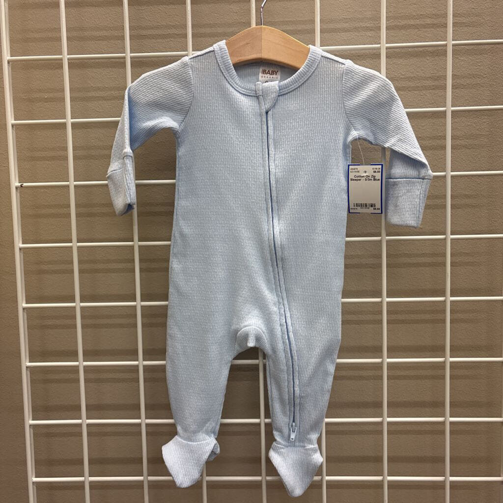 Cotton On Zip Sleeper - 0/3m