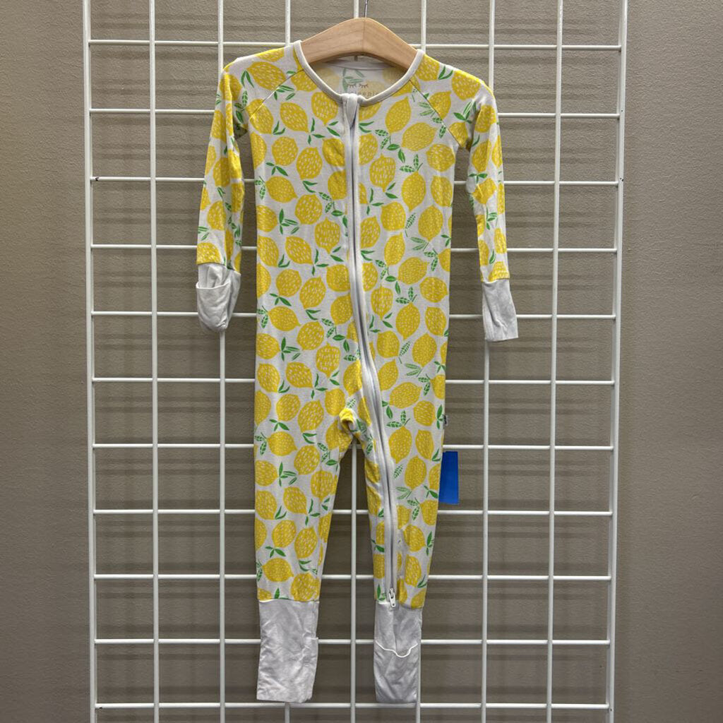 Little Sleepies Bamboo Lemon Zip Sleeper - 12/18m