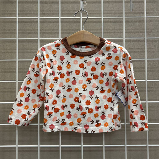 Dip Floral LS Tee - 18/24m