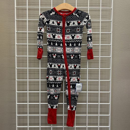 Little Sleepies x Disney Bamboo Holiday Zip Sleeper - 12/18m