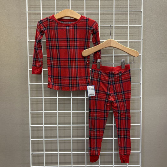 Little Sleepies Bamboo Plaid Two Pc Pjs - 18/24m