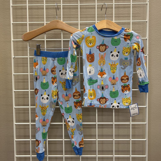 Little Sleepies Bamboo Party Animal Pjs - 12/18m