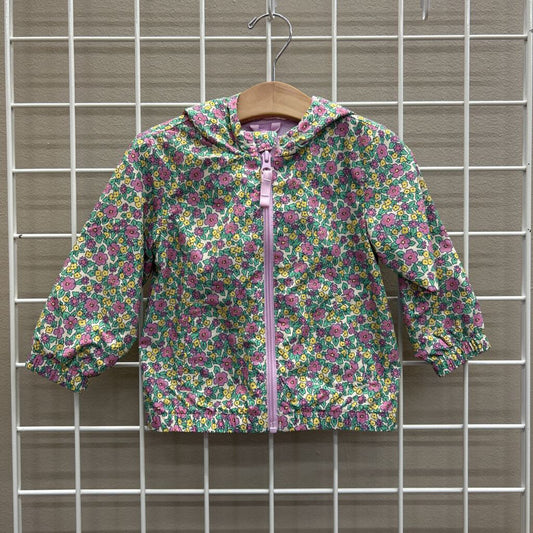 Cat & Jack Floral Rain Jacket - 18m