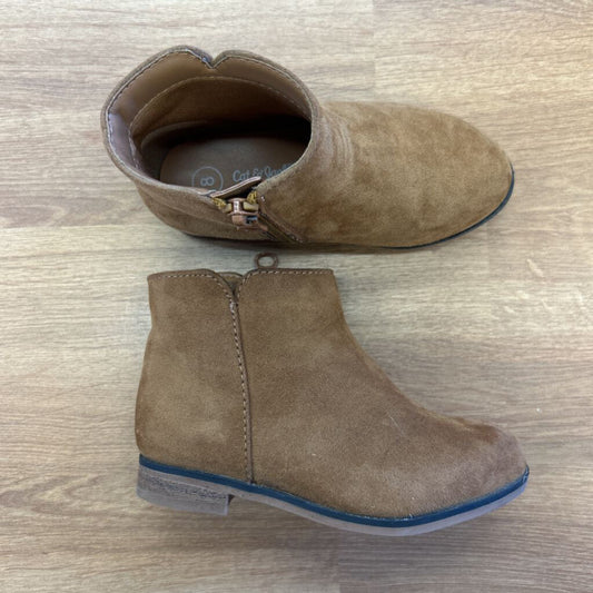 Cat & Jack Brown Booties (wear) - 8