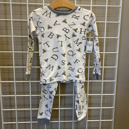 Burt's Bees Letters 2 Piece PJ (Small mark on back) - 3T