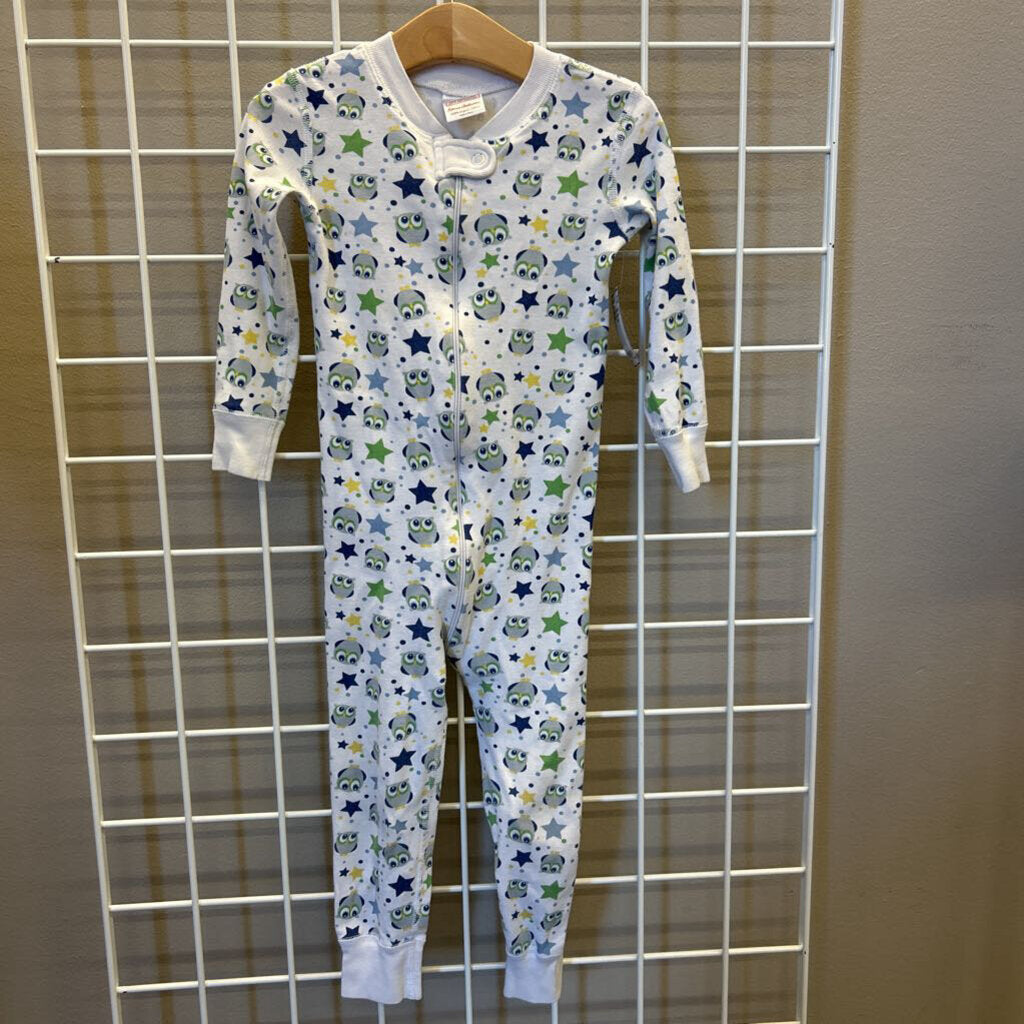 Hanna Andersson Owl Zip Sleeper - 3T