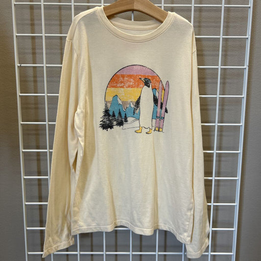 Cat & Jack Penguin LS Tee - 10/12