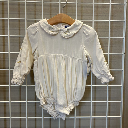 Old Navy Collar LS Bodysuit - 12/18m
