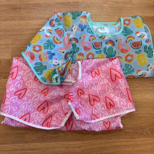 Set of 2 LS Bibs