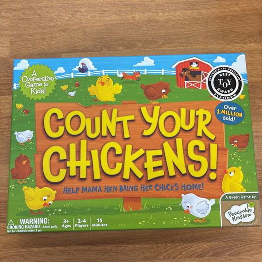 Count Your Chickens Board Game (3 chicks missing)