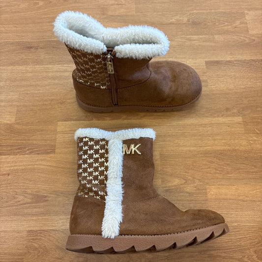 Michael Kors Brown Furry Boots - 1