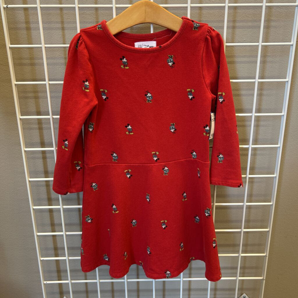 Baby Gap Mickey LS Dress - 5T