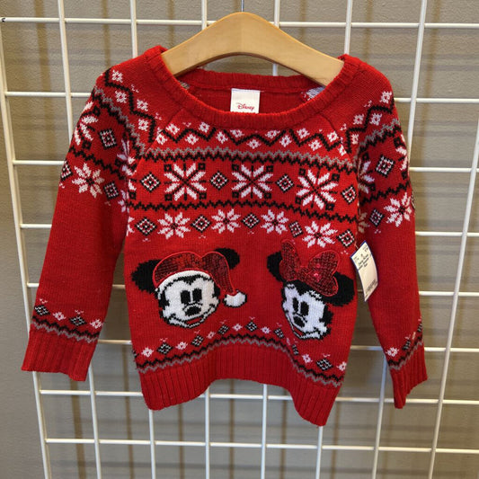 Disney Mickey Holiday Sweater - 3T