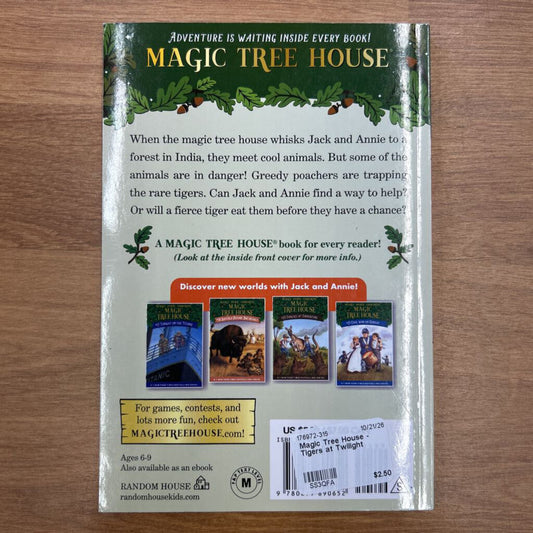 Magic Tree House - Tigers at Twilight