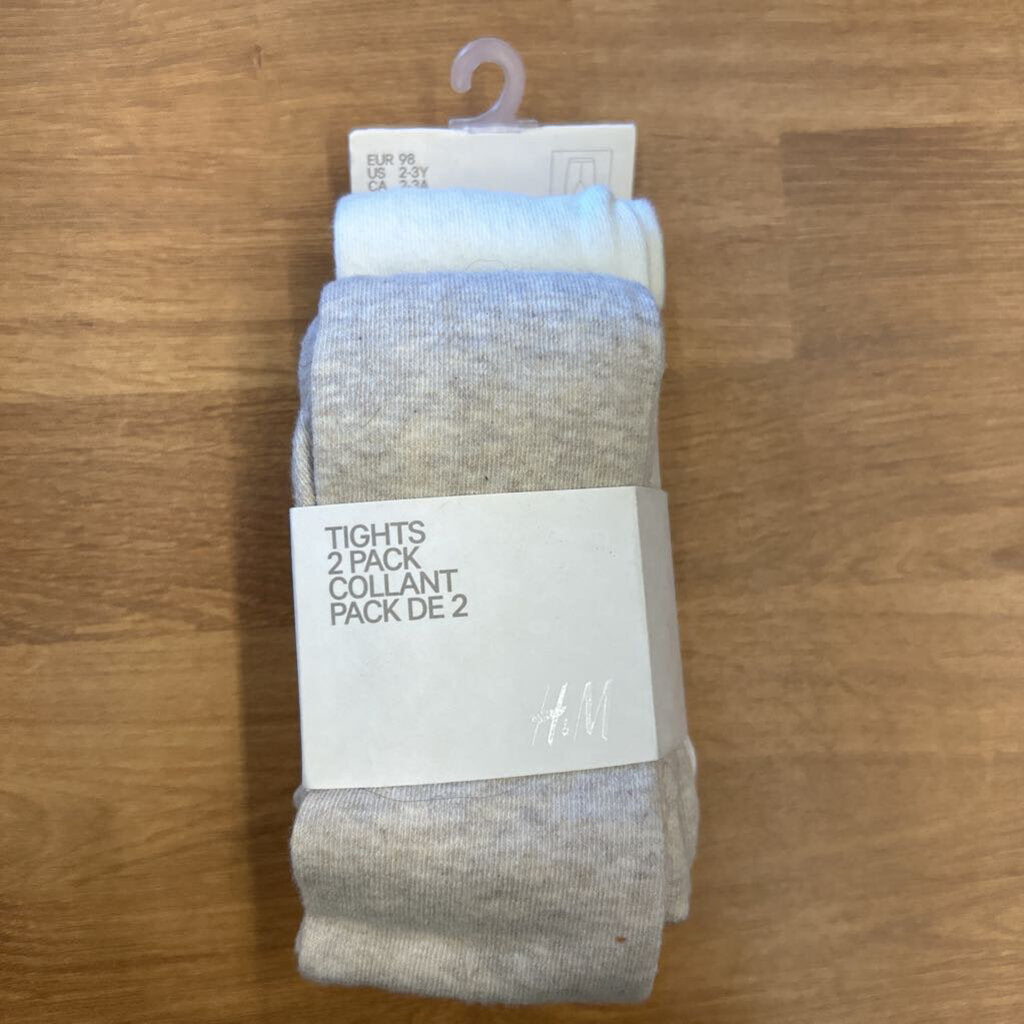 NEW H&M Tights 2 Pack - 2/3Y