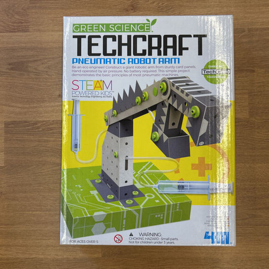 NEW Green Science Techcraft Robot Arm