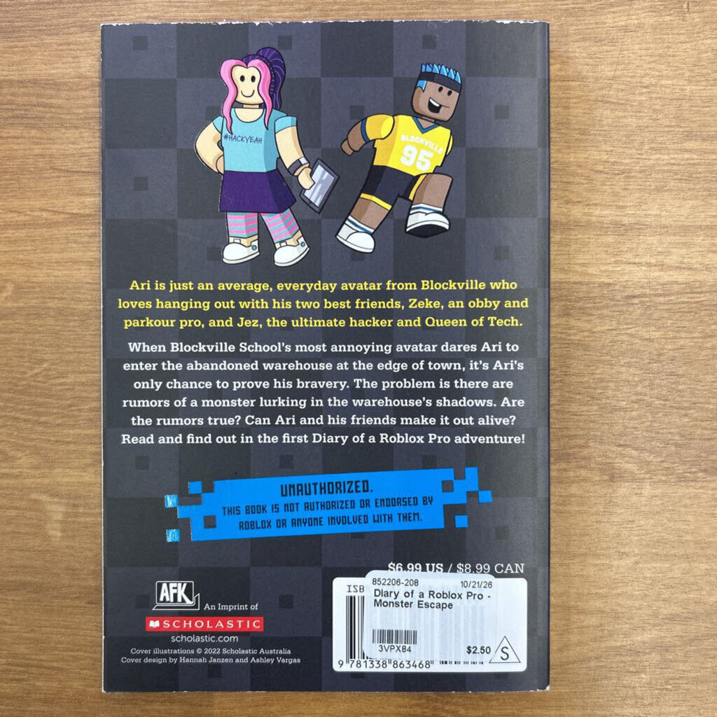 Diary of a Roblox Pro - Monster Escape