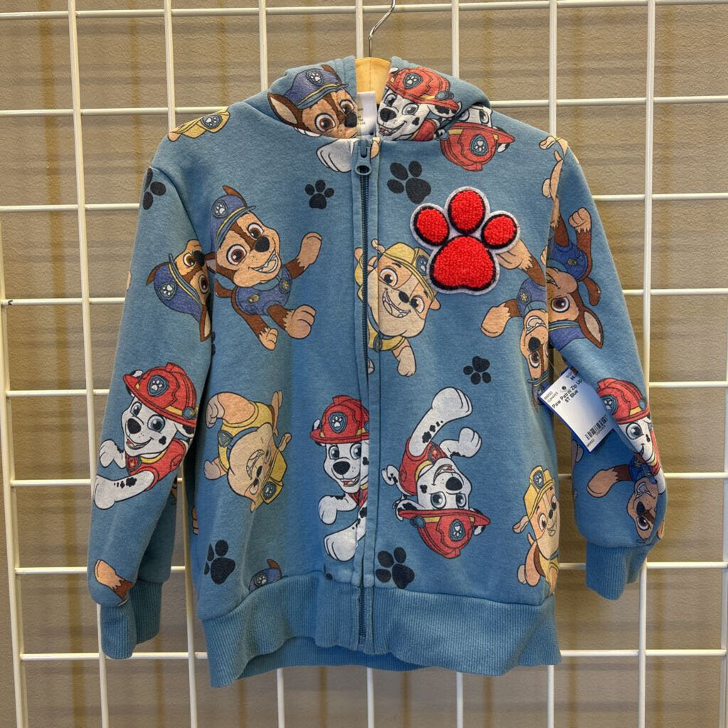 Paw Patrol Zip Up - 5T