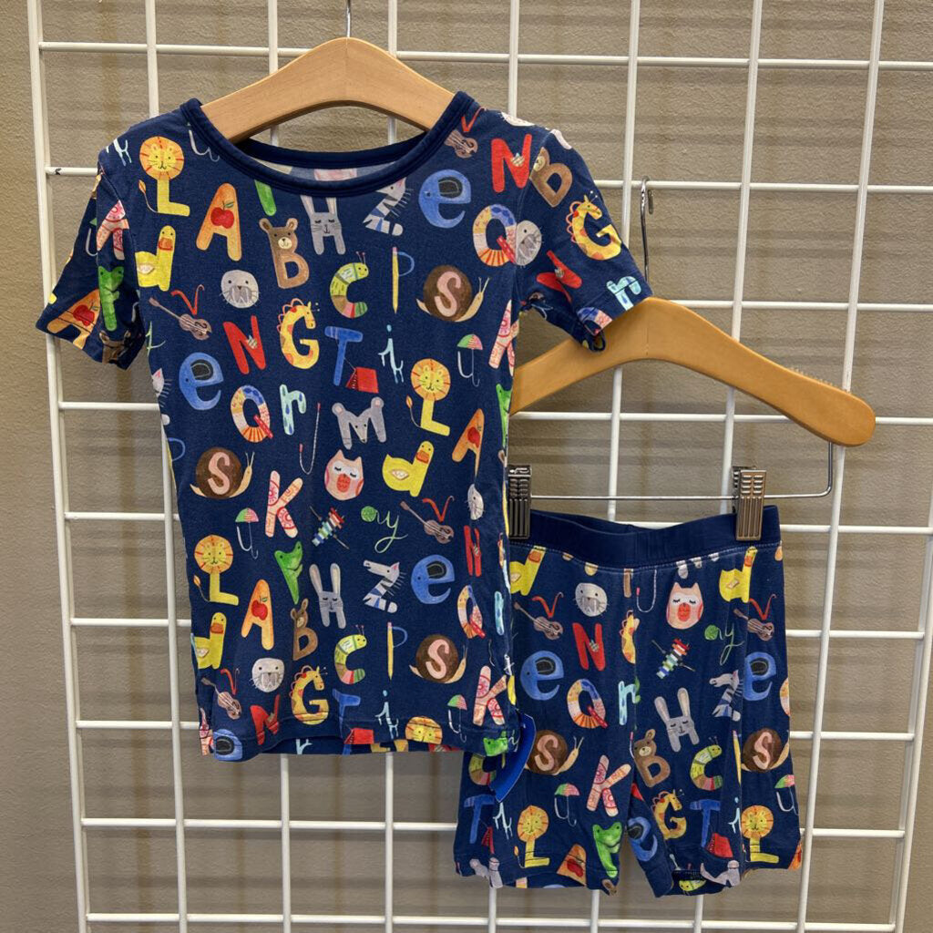 Little Sleepies Bamboo Alphabet Pj Set - 4T
