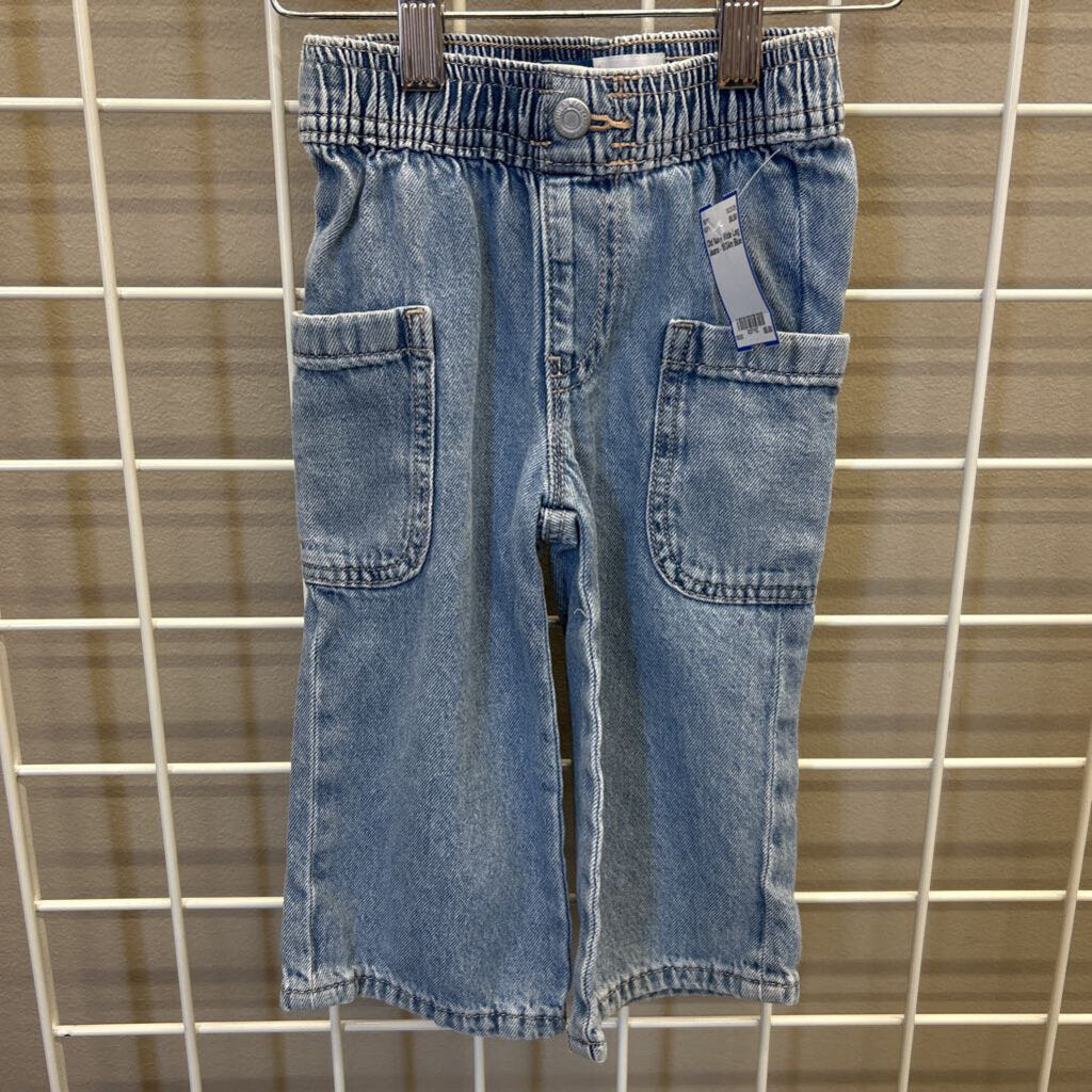 Old Navy Wide Leg Jeans - 18/24m