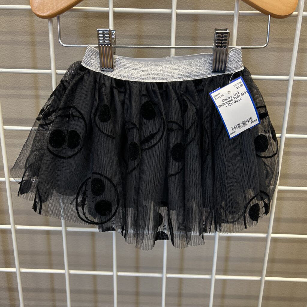 Disney Jack Skellington Tulle Skirt - 12m