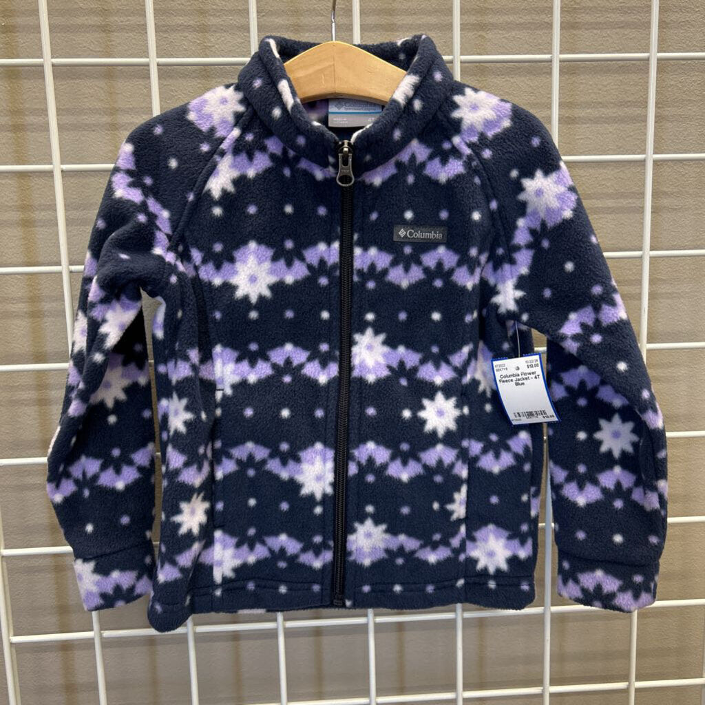 Columbia Flower Fleece Jacket - 4T