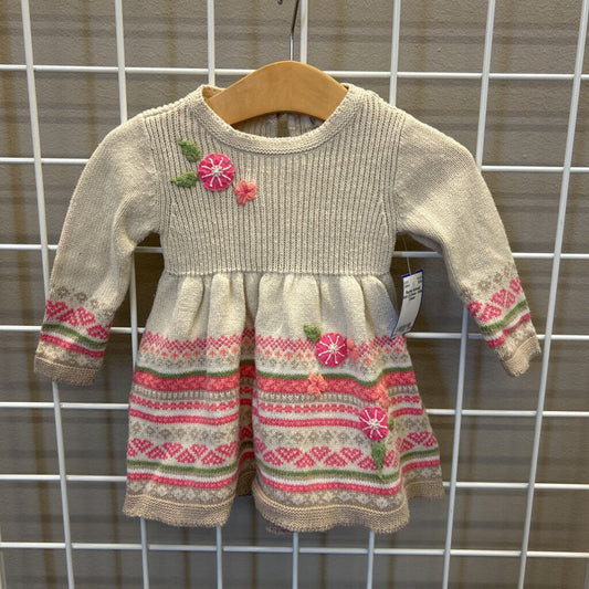 Rachel Ashwell Knit LS Dress - 6/9m