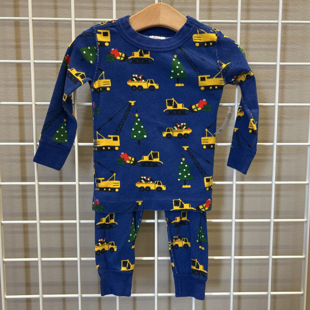 Hanna Andersson Holiday Construction Pjs - 2T