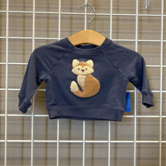 Cloud Island Fox LS Tee - 0/3m