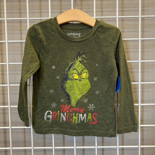 Jumping Beans Grinch LS Tee - 4T