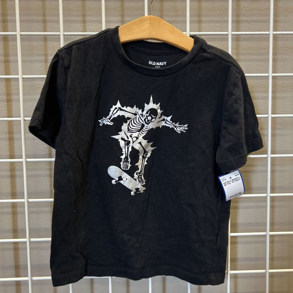 Old Navy Skeleton SS Tee - 6/7