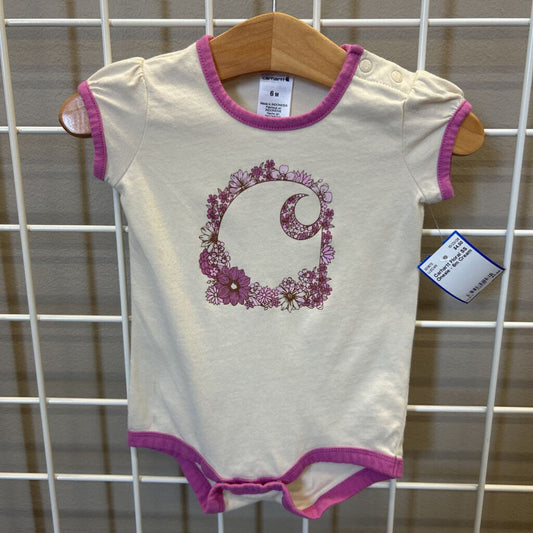 Carhartt Floral SS Onesie - 6m