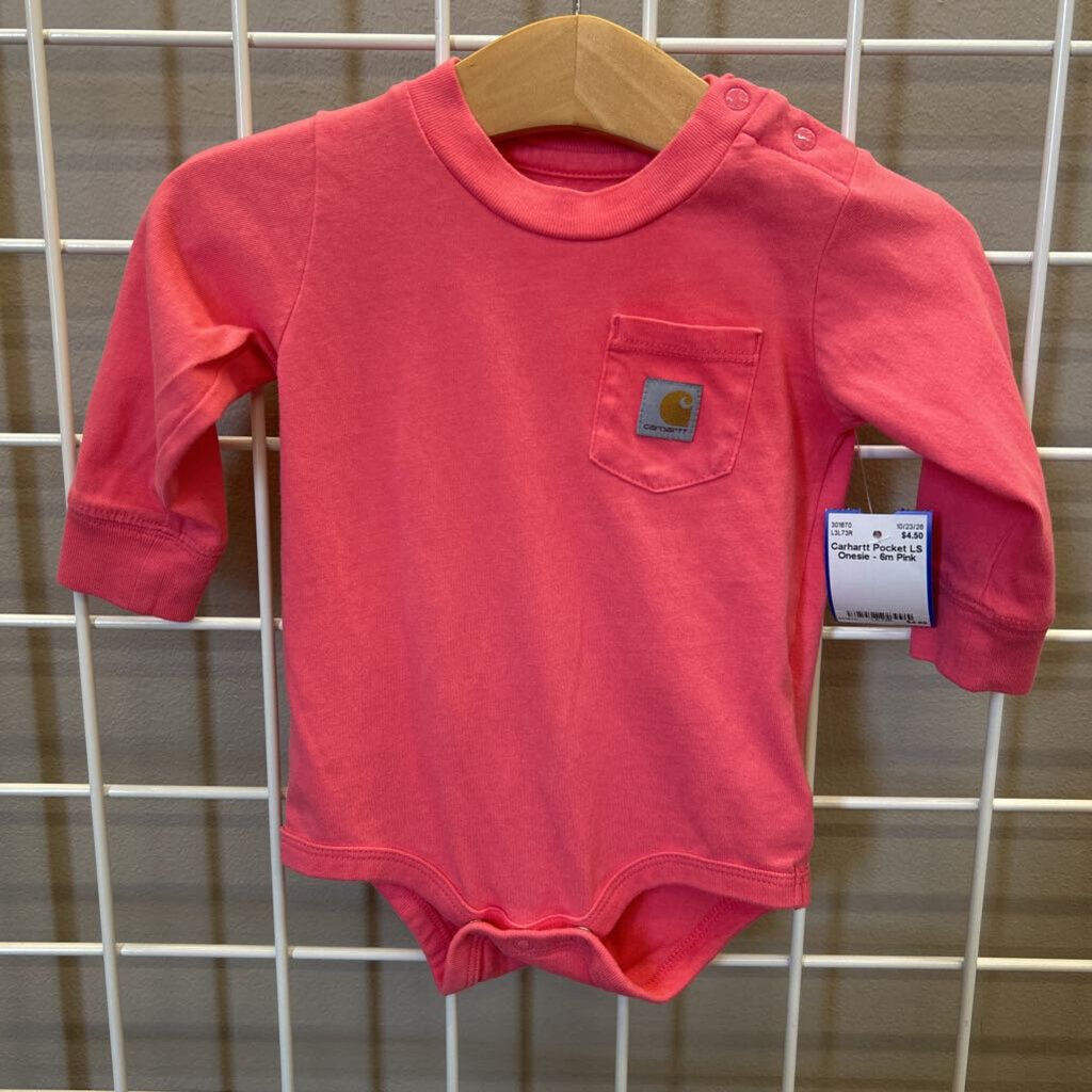 Carhartt Pocket LS Onesie - 6m