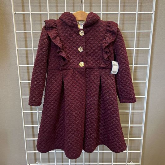 Bonnie Jean Sparkle Dress Coat w/ Dress - 4T
