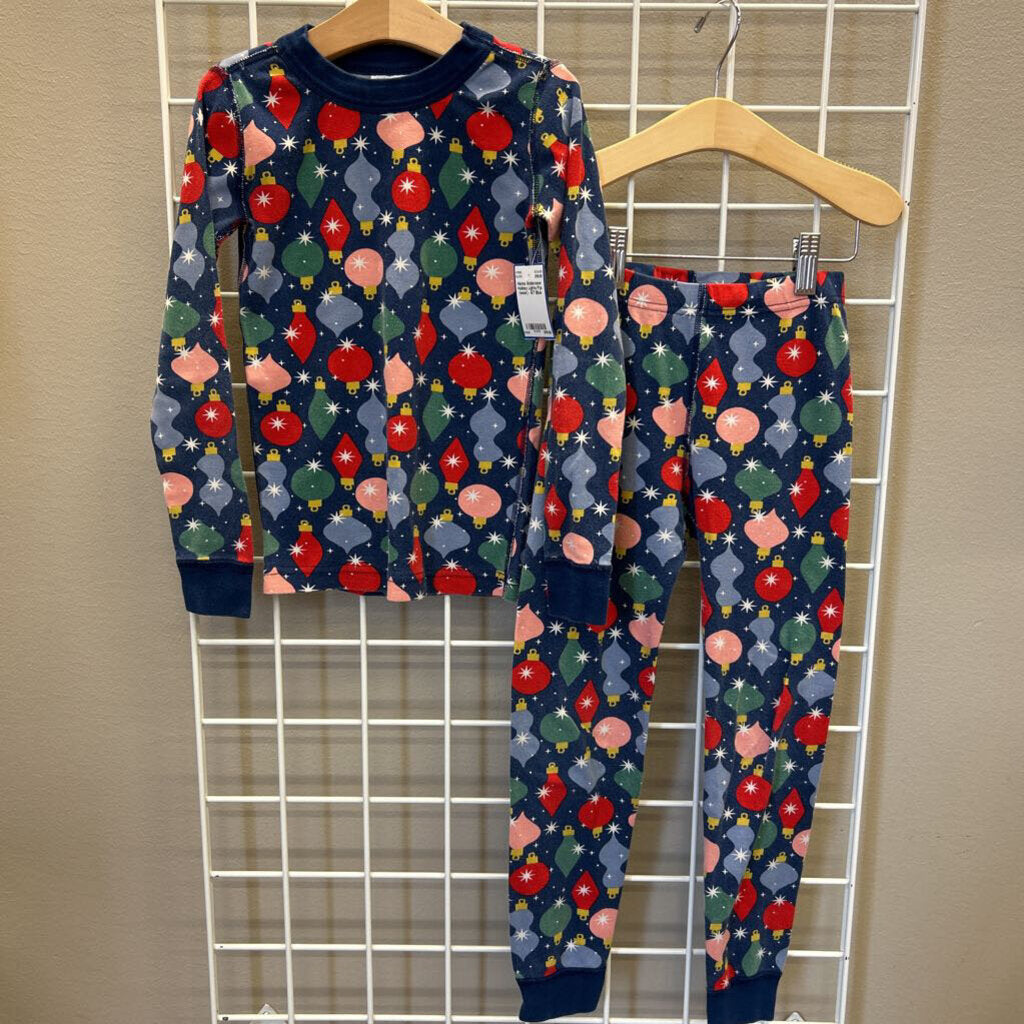 Hanna Andersson Holiday Lights Pjs (wear) - 6/7