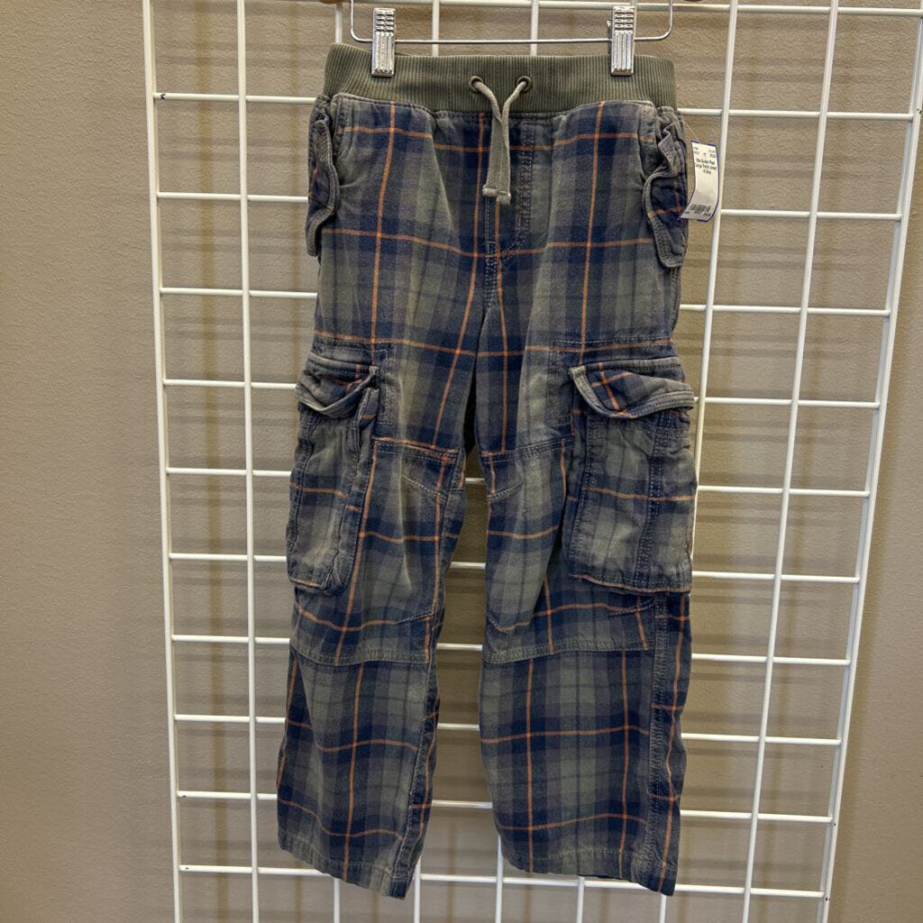 Mini Boden Plaid Cargo Pants (wear) - 6
