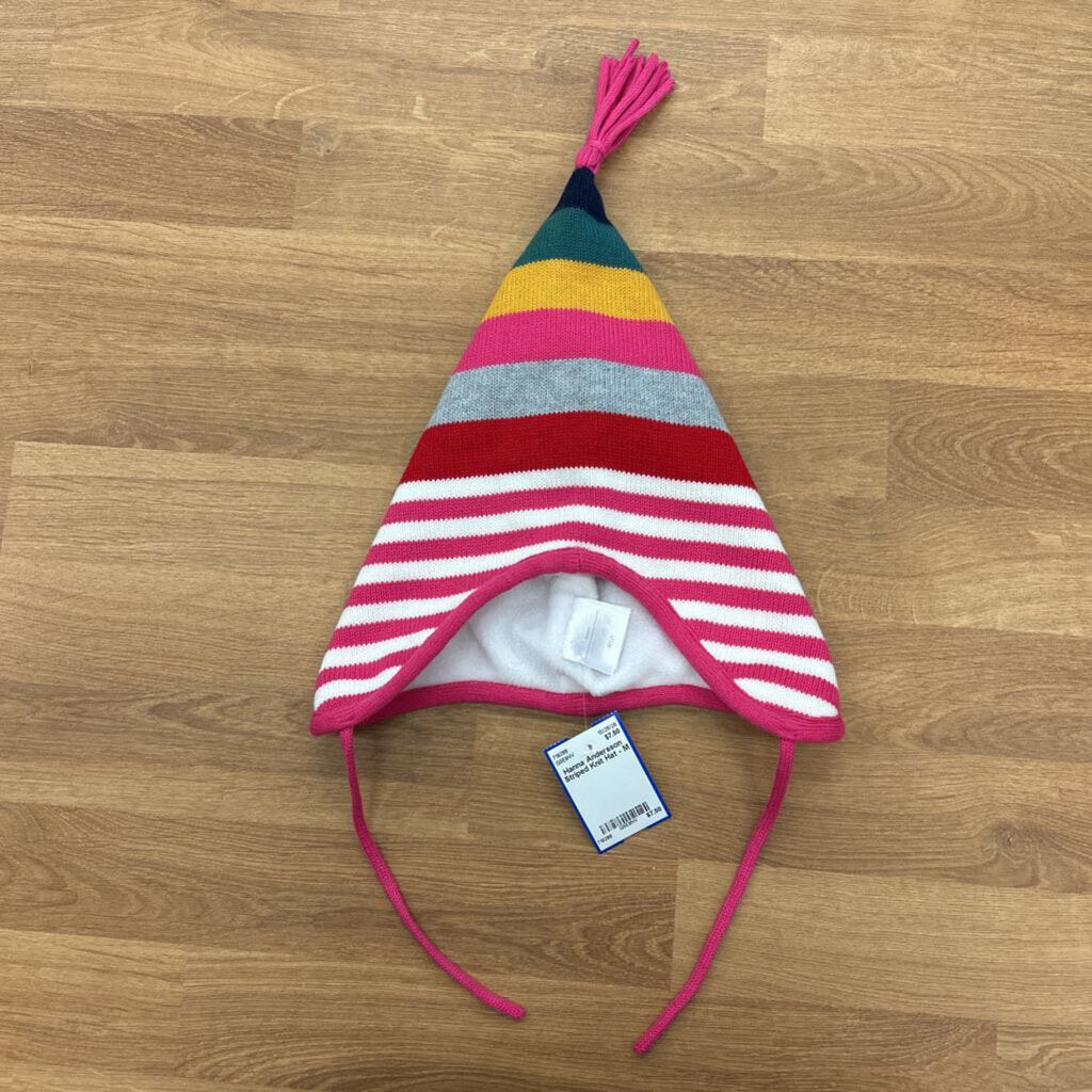 Hanna Andersson Striped Knit Hat - M